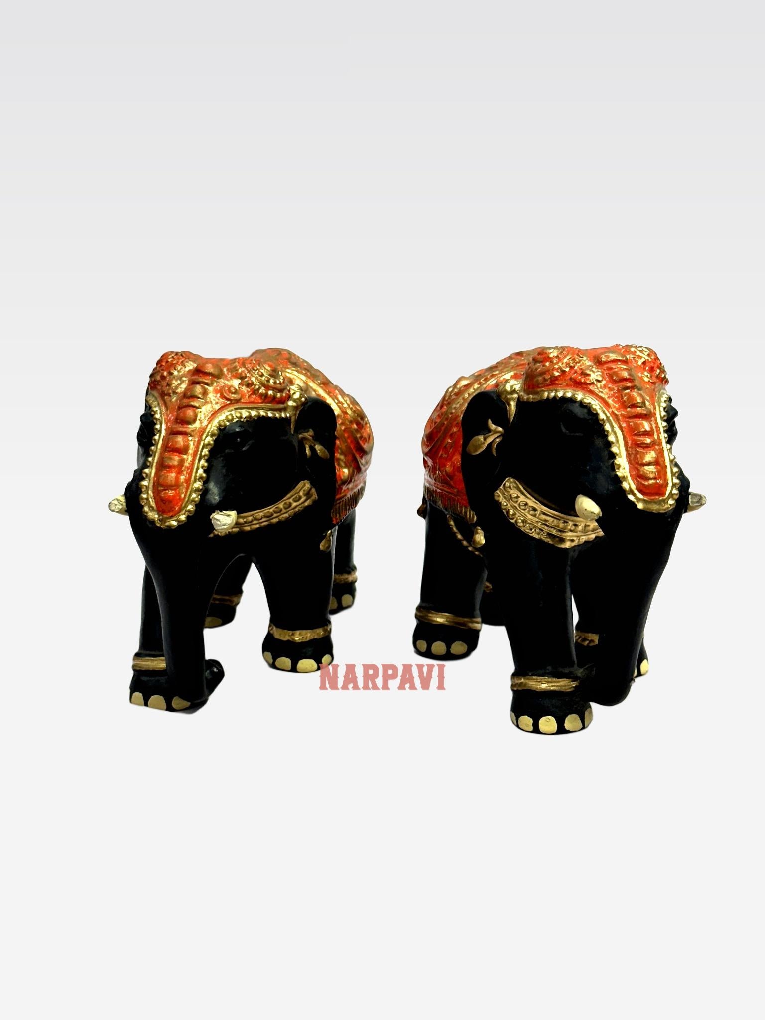 Elephant Standing Pair