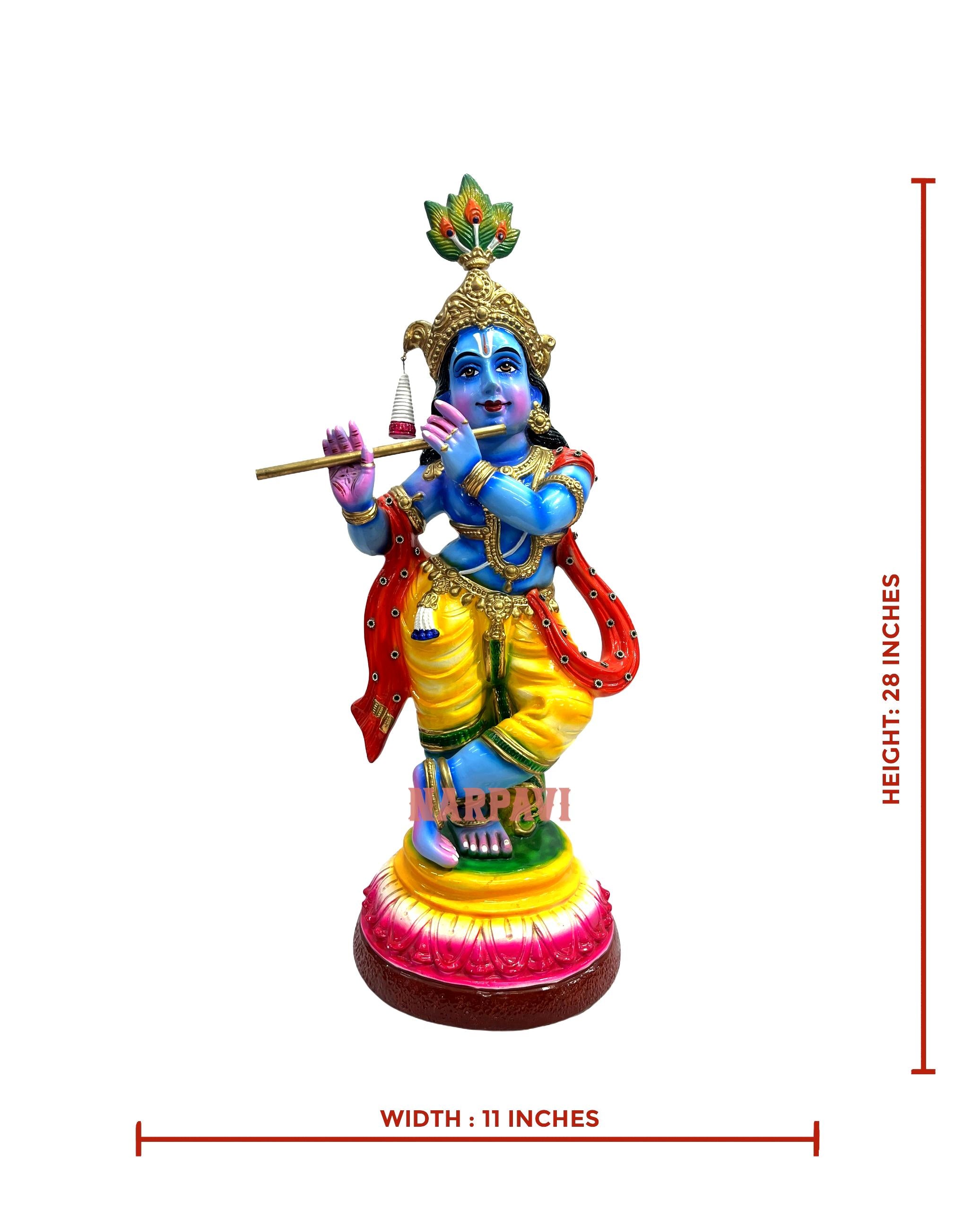 Flute Krishna Medium
