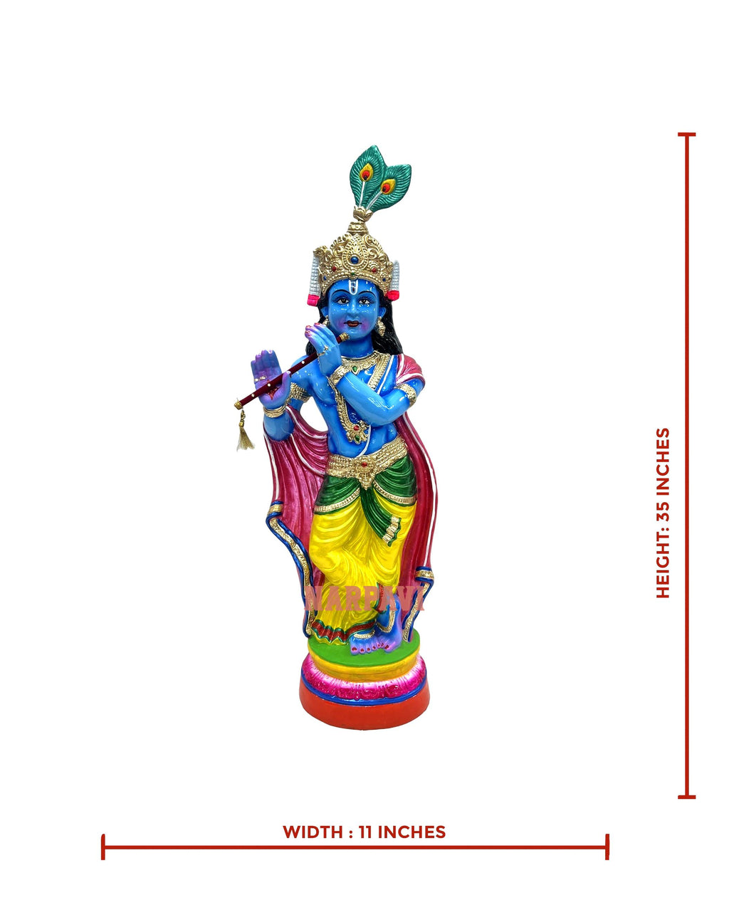 Flute Krishnar 3 Feet Pm