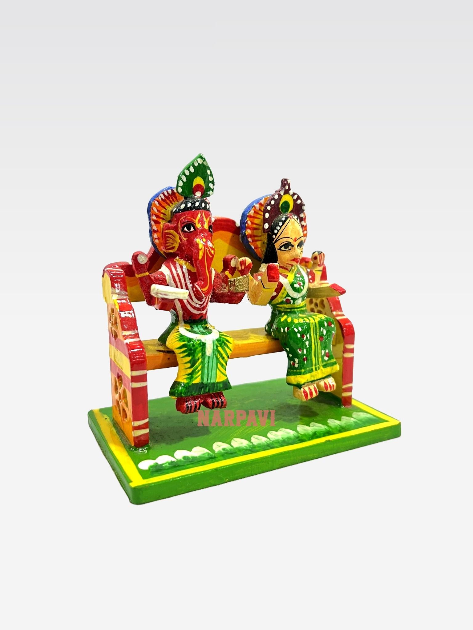 Ganesha Laxmi Singhasan