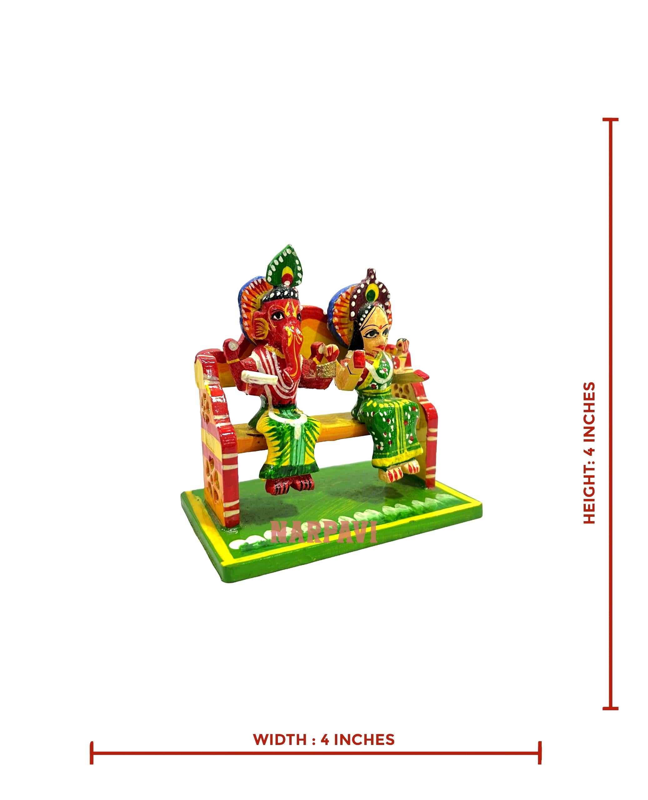 Ganesha Laxmi Singhasan