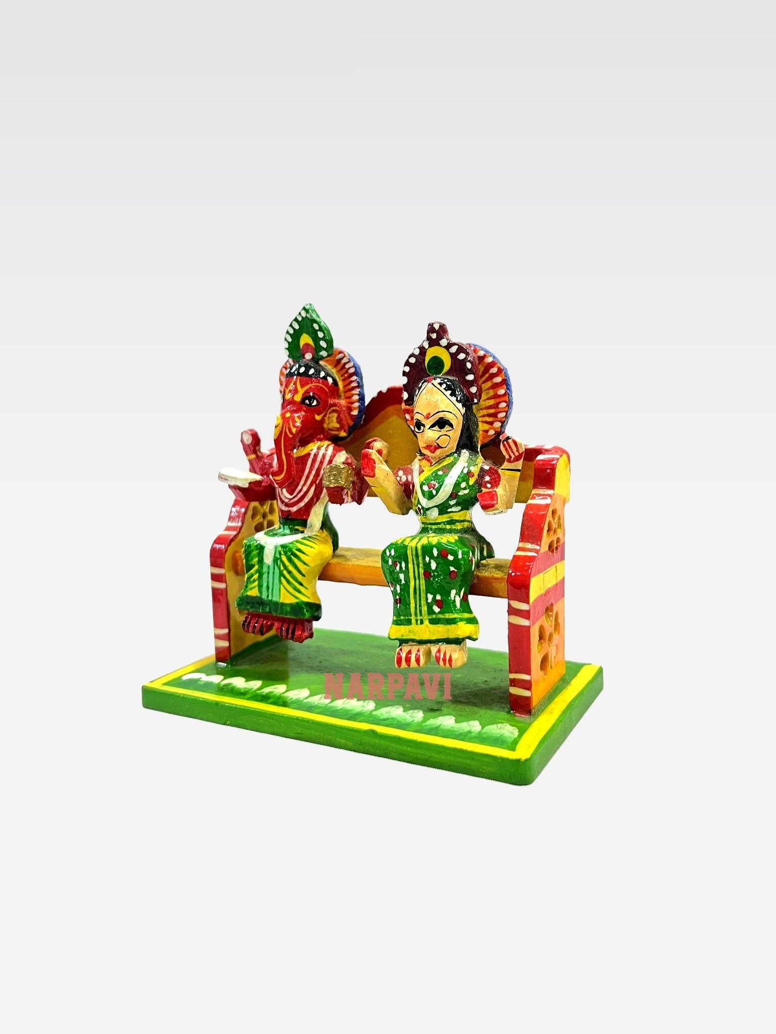 Ganesha Laxmi Singhasan