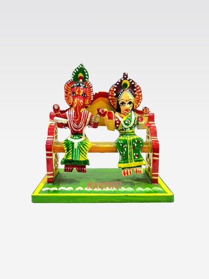 Ganesha Laxmi Singhasan