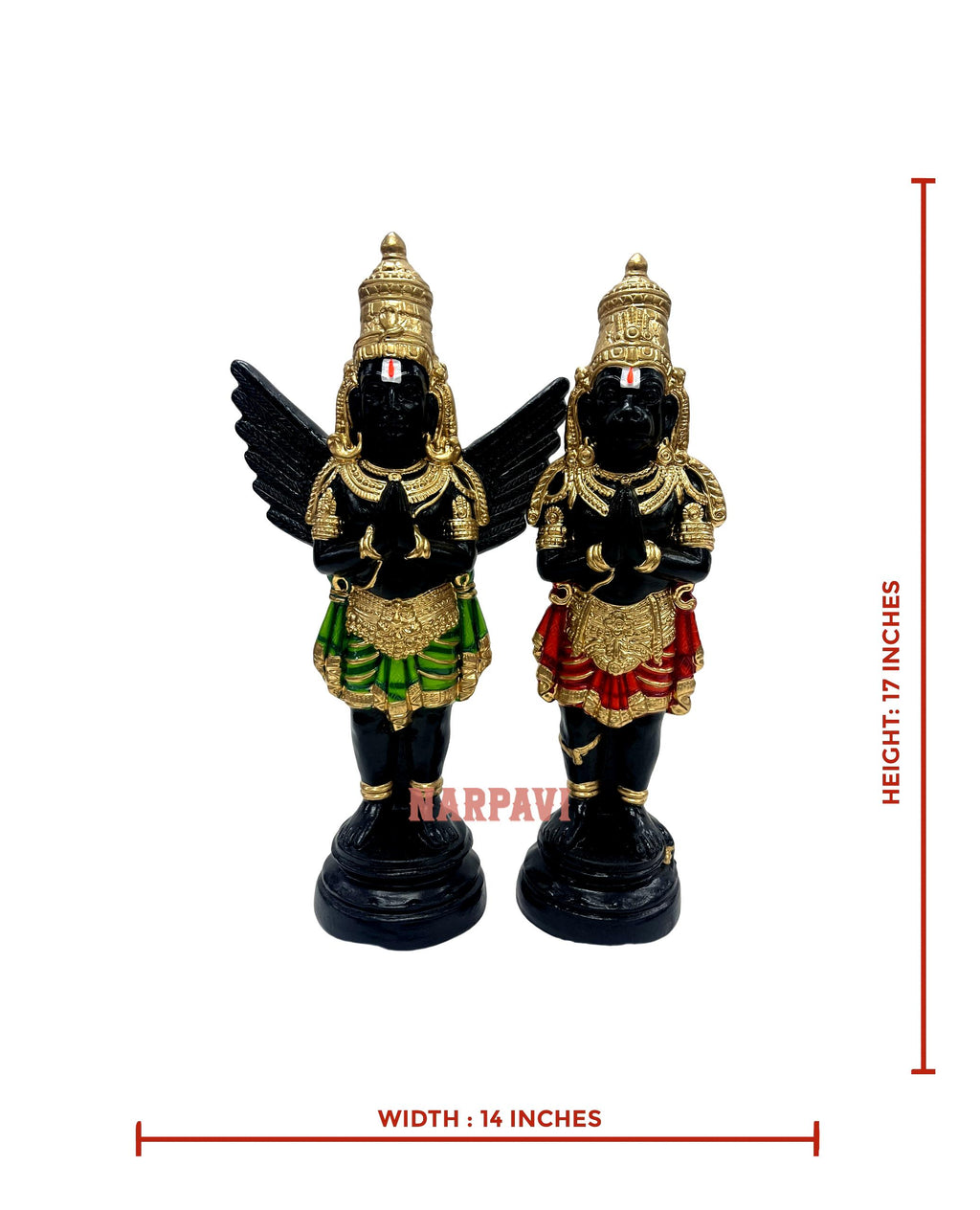 Garudan Hanuman - Black - Big