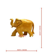 Hlf Antiqe Carbin Elephant Tup  3"