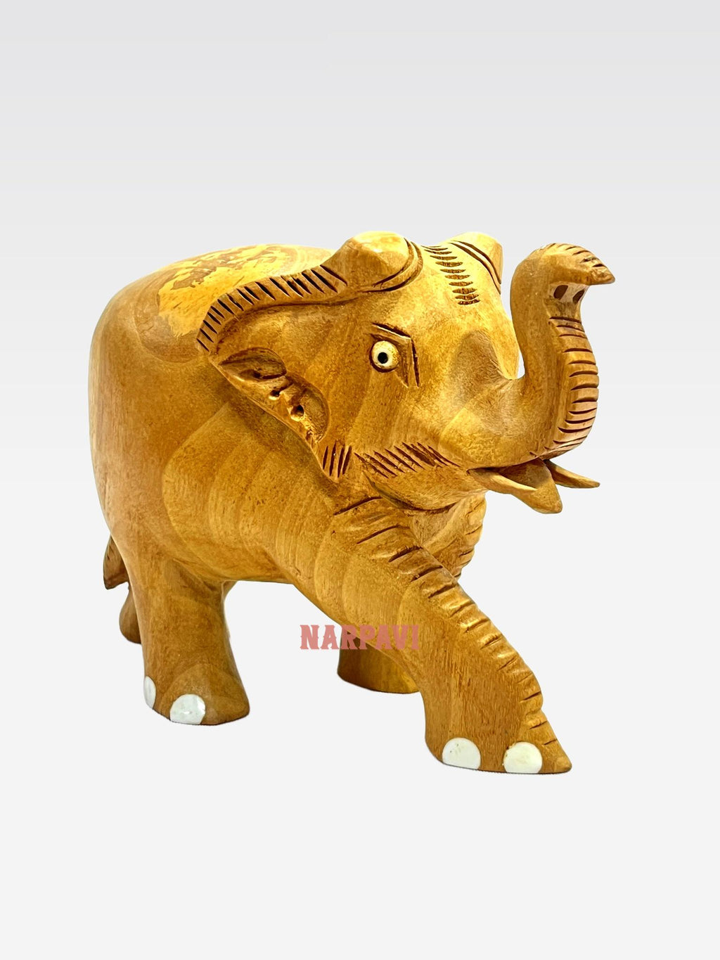 Hlf Antiqe Carbin Elephant Tup  3"