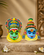 Kathakali Panel Raamar Krishnar 14"
