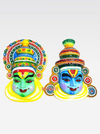 Kathakali Panel Raamar Krishnar 14"