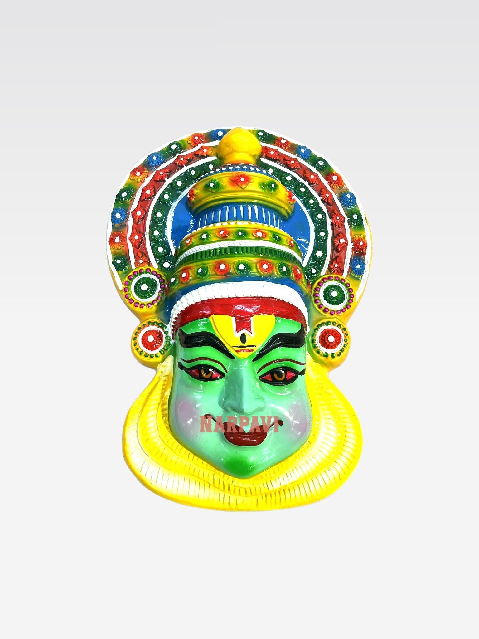 Kathakali Panel Raamar Krishnar 14"