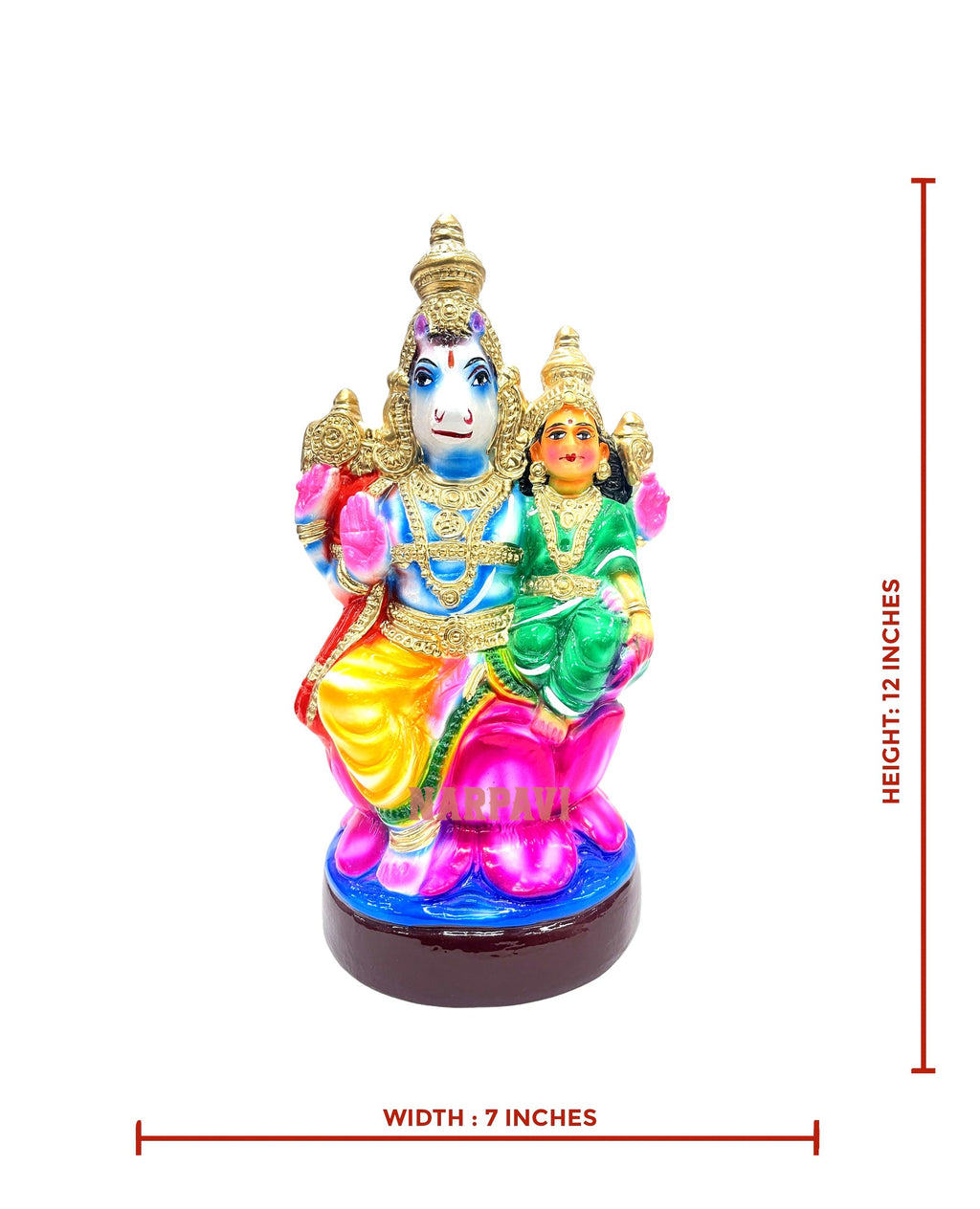 Lakshmi Hayagrivar 13"