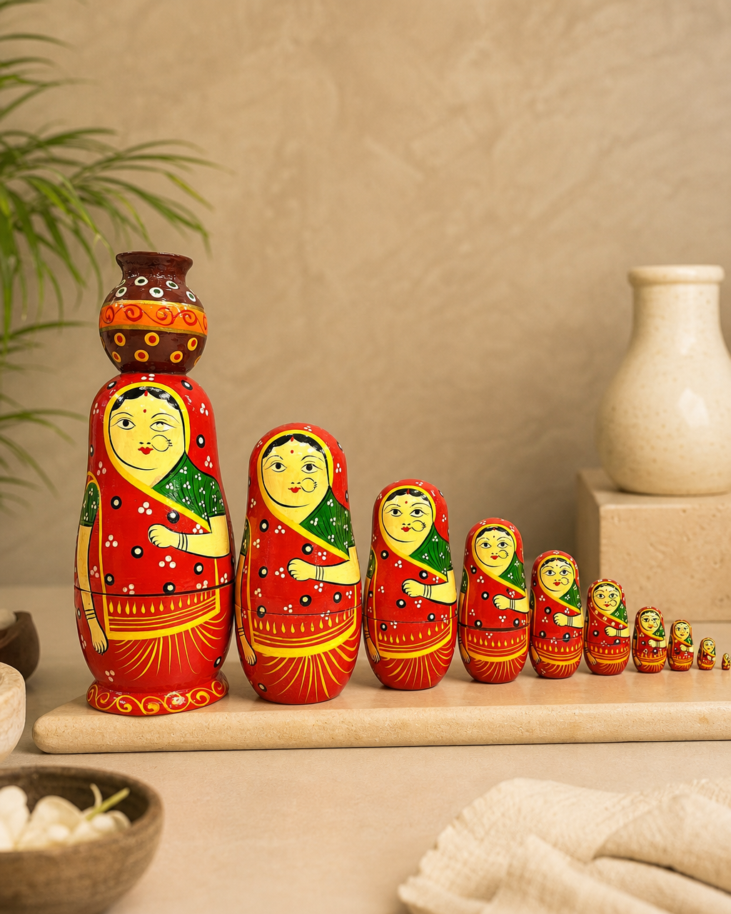 Matka Dollk Set Of 10