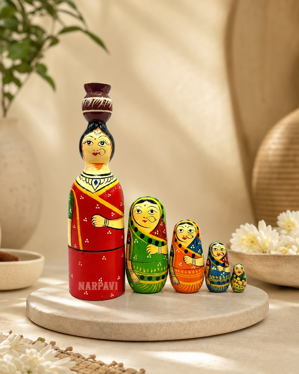 Matka Dollk Set Of 5