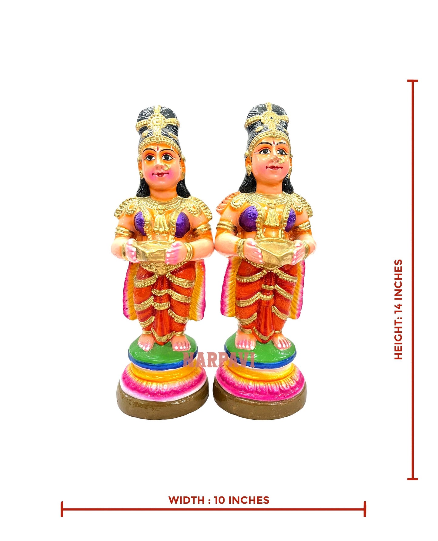 Paavai Vilakku Clay