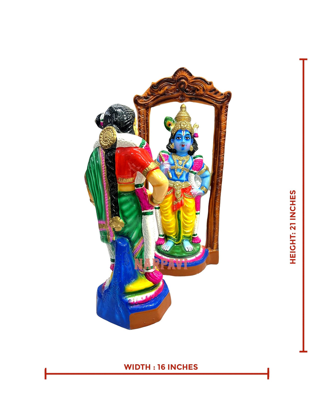 Raadhai Maalai Suduthal Set 22"