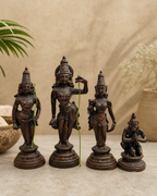 Elegant Ramar statue set featuring four intricately designed figurines for home decor.