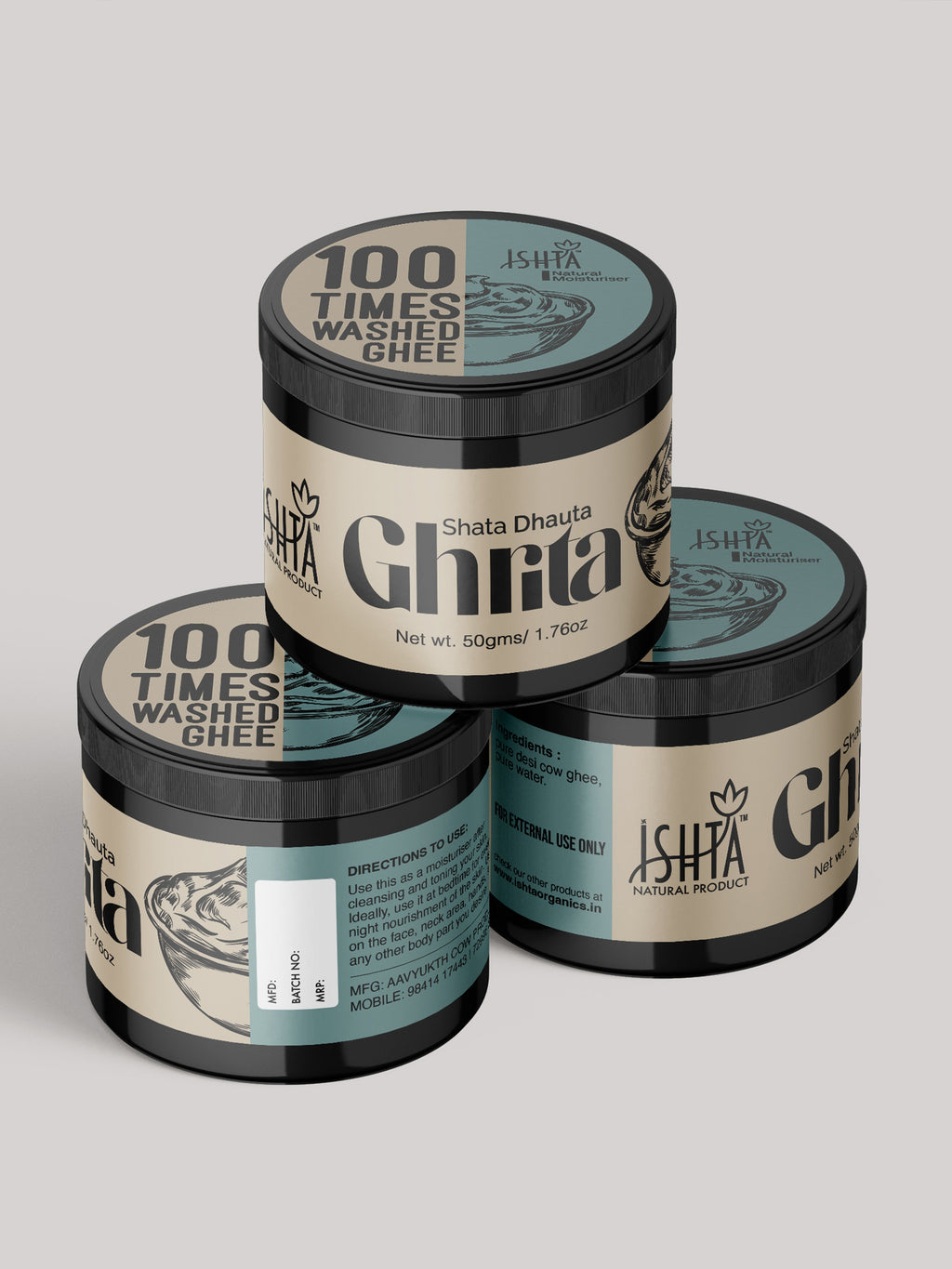 Shata Dhauta Ghritha - 100 times washed ghee