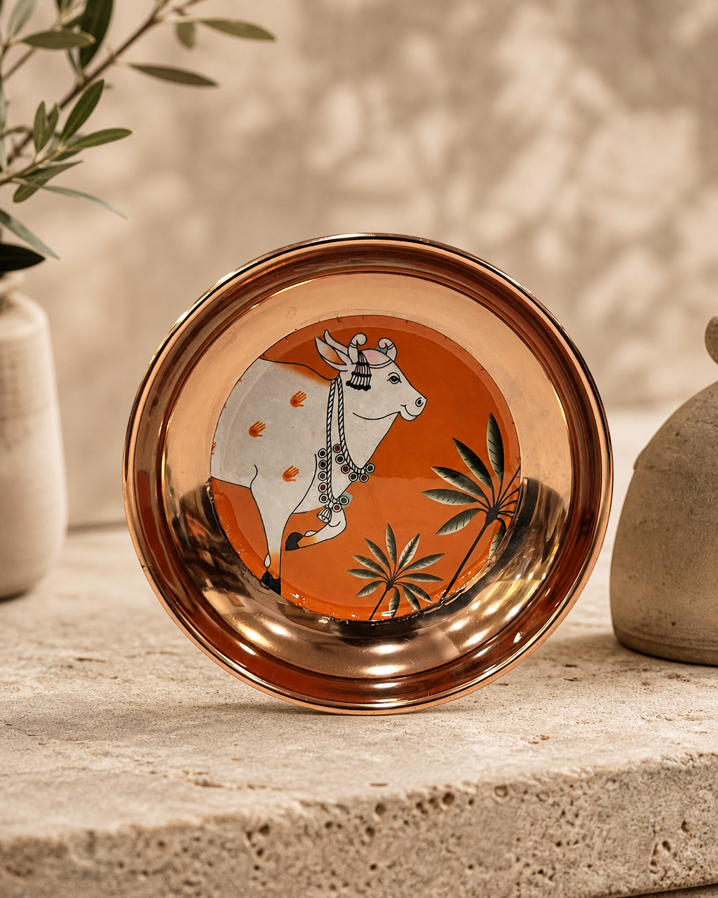 SK ROSEGOLD POOJA PLATE 5