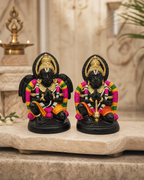 Sitting Garudan Hanuman statue with vibrant colors and intricate details, ideal for spiritual decor.