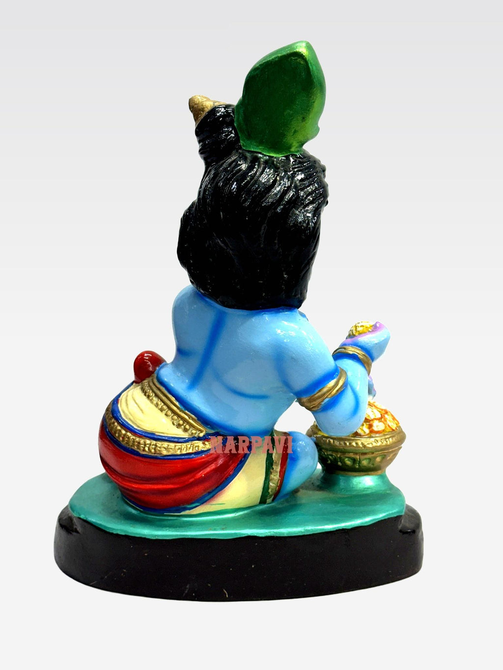 Sitting Pot Krishna