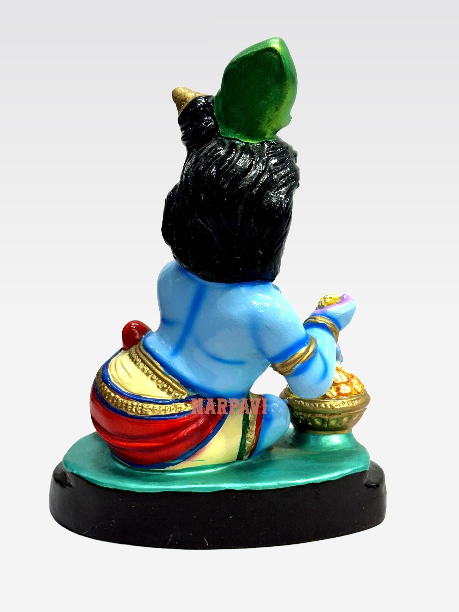 Sitting Pot Krishna