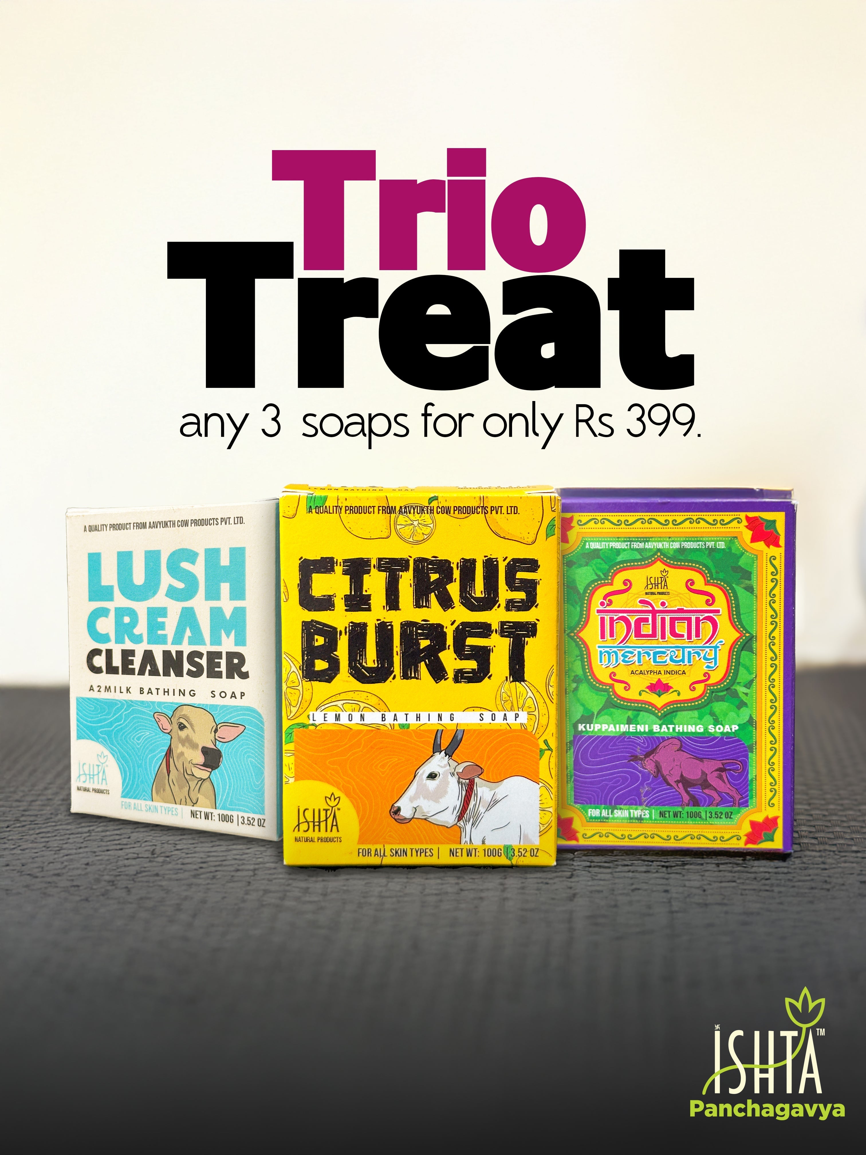 Trio Treat - pack of 3