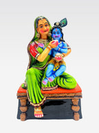 Yasodha Giving Food To Krishna