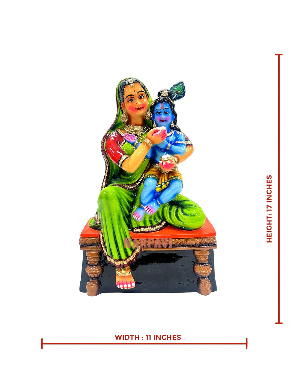 Yasodha Giving Food To Krishna